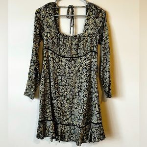 Free People Floral Mini Dress